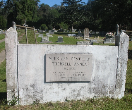 Whistler Cemetery - Therrell Annex
